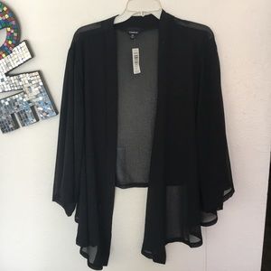 Sheer black “cover up” from Torrid